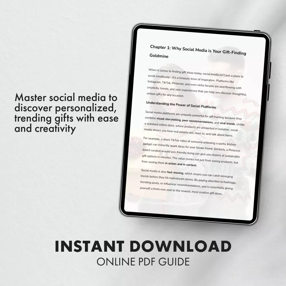 Scroll, Swipe, Surprise: Social Media Gift Guide – How to Find Gift Ideas on Social Media
