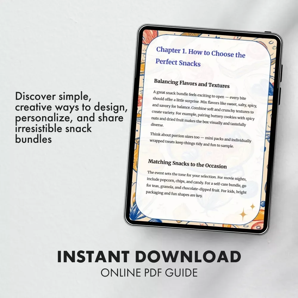 Snack Bundles Made Easy | How to Make a Snack Gift Bundle | DIY Snack Gift Guide for Creative Gifting & Small Business Ideas