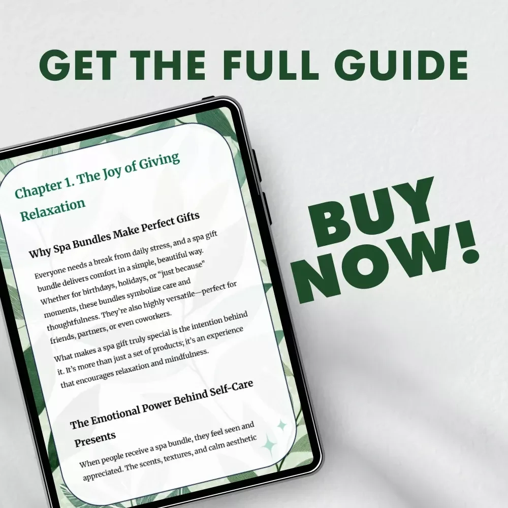 The Art of Making a Spa Gift Bundle | DIY Spa Gift Ideas | How to Make a Spa Gift Bundle eBook for Thoughtful Handmade Gifts