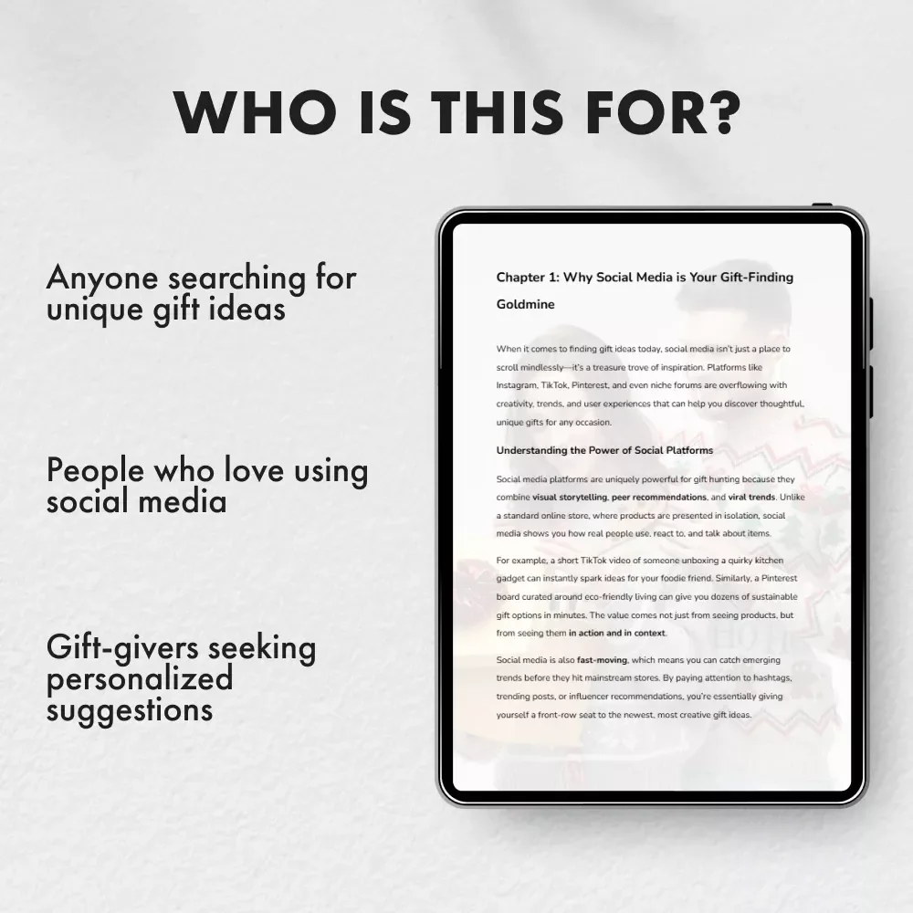 Scroll, Swipe, Surprise: Social Media Gift Guide – How to Find Gift Ideas on Social Media