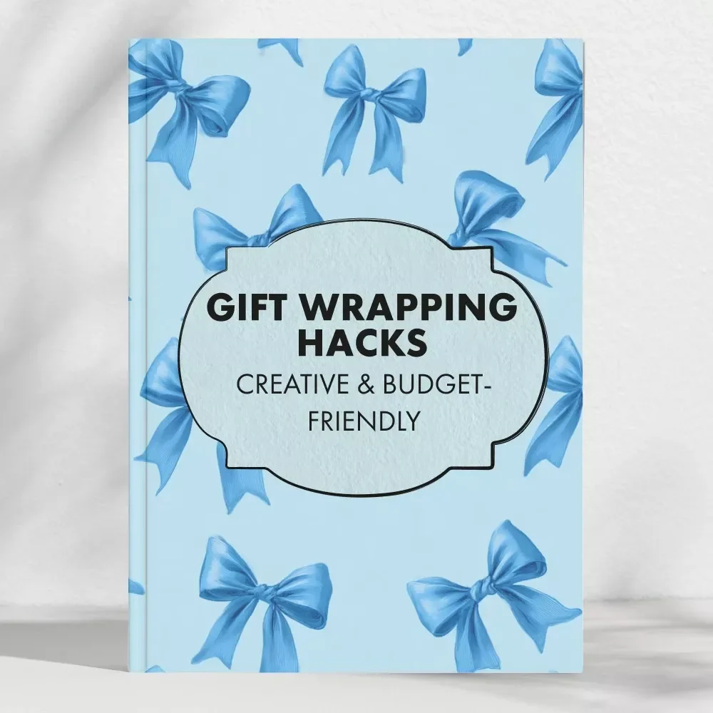 Creative & Budget-Friendly Gift Wrapping Hacks | DIY Wrapping Ideas, Eco Gift Wrap Guide, Holiday Packaging Tips, Money-Saving eBook for Beautiful Presents