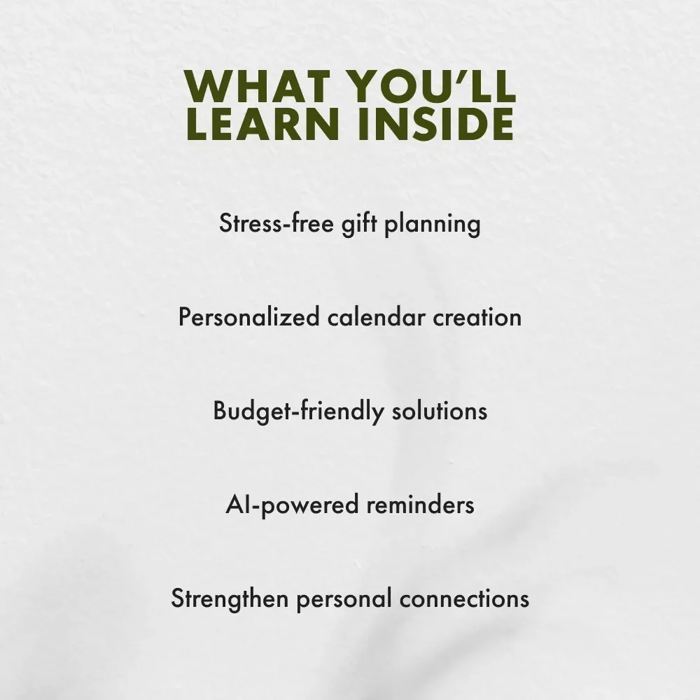 Master Your Gift List: Year-Round Guide – How to Prepare a Gift-Buying Calendar