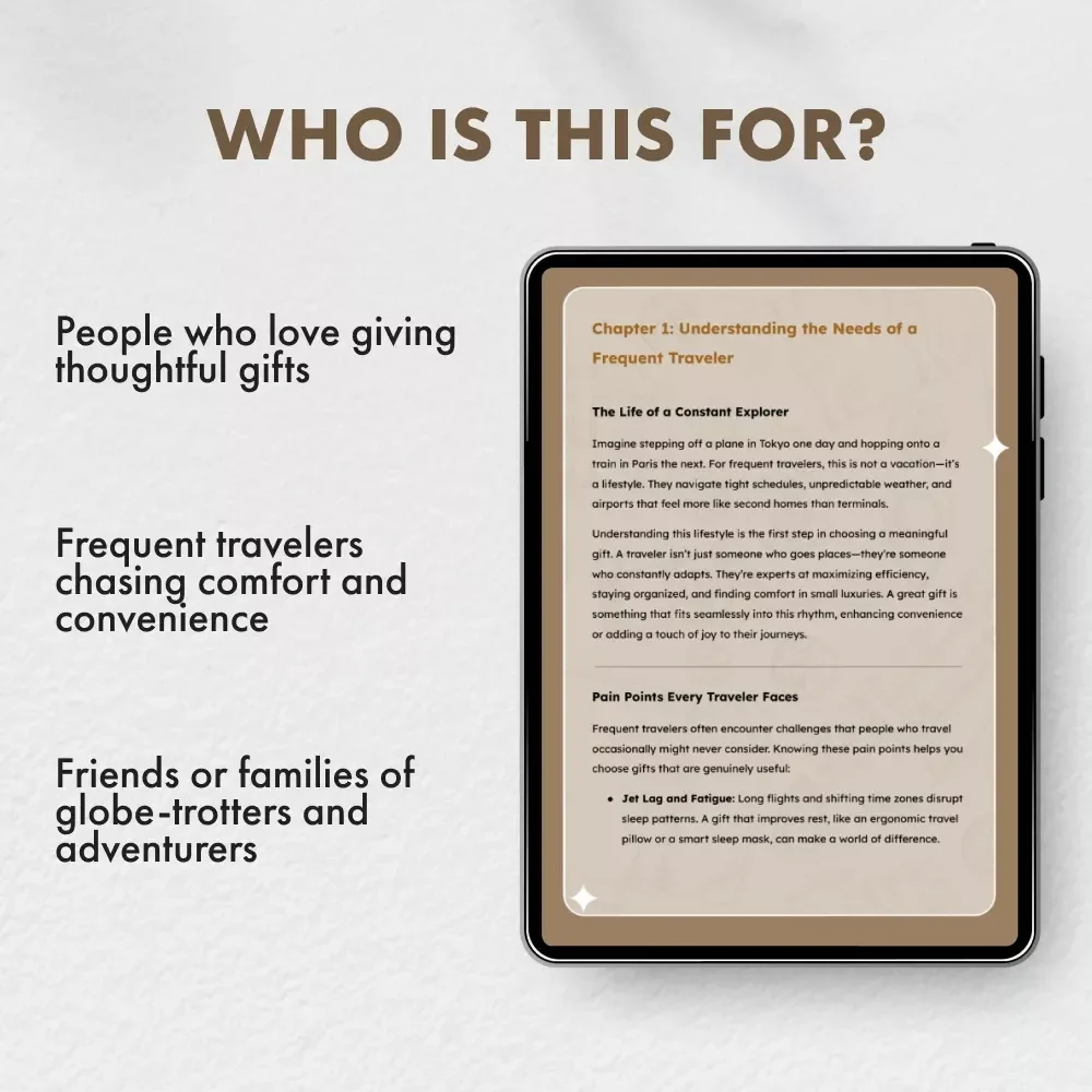 Jet-Set Joy: Smart Gifts for the Frequent Traveler | Digital Guide for Travel Lovers | What to Buy for Someone Who Travels a Lot | Gift Ideas for Frequent Flyers