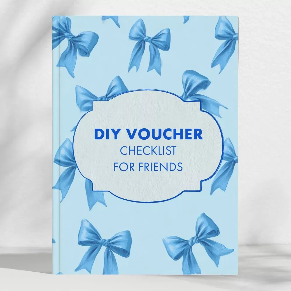 DIY Voucher Checklist for Friends | Printable Gift Idea | Best DIY Gift Vouchers for Friends | Fun, Thoughtful & Easy Digital Download