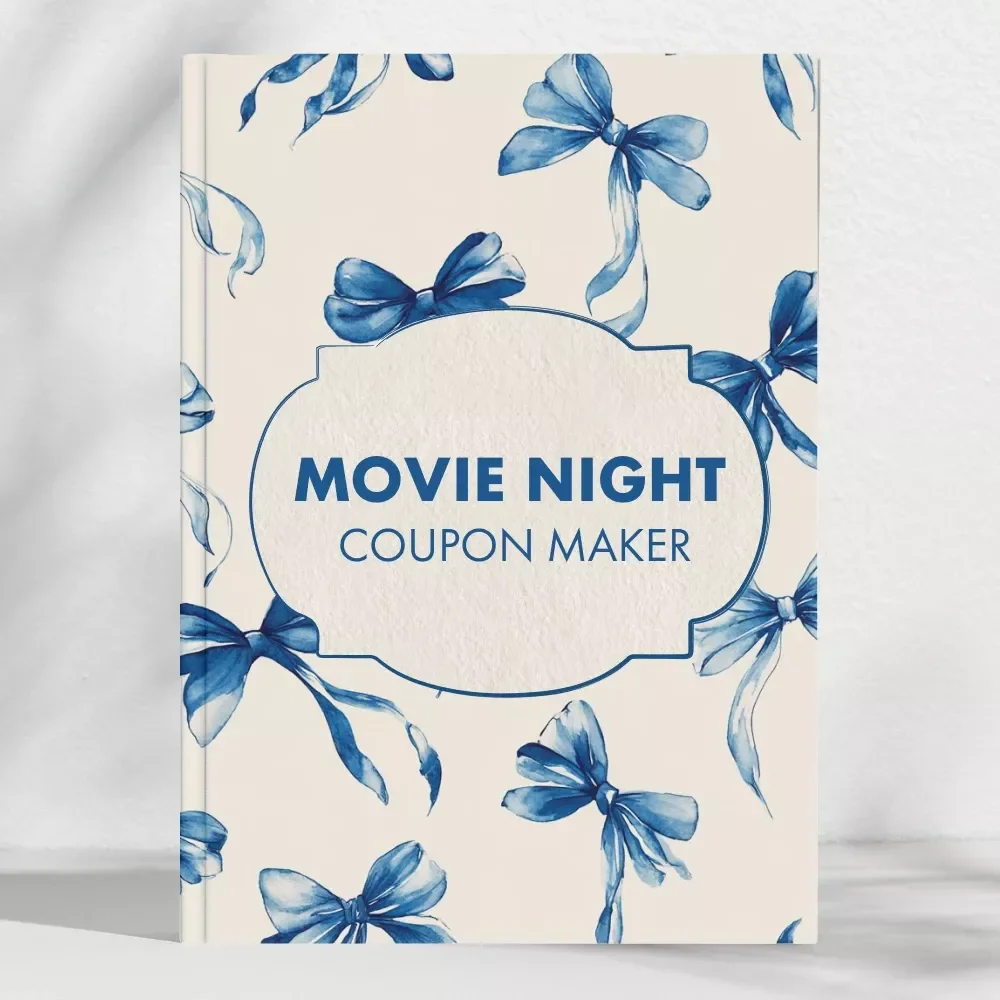 The Ultimate Movie Night Coupon Maker | Printable Movie Gift Coupon Template | DIY Date Night & Family Fun Digital Download