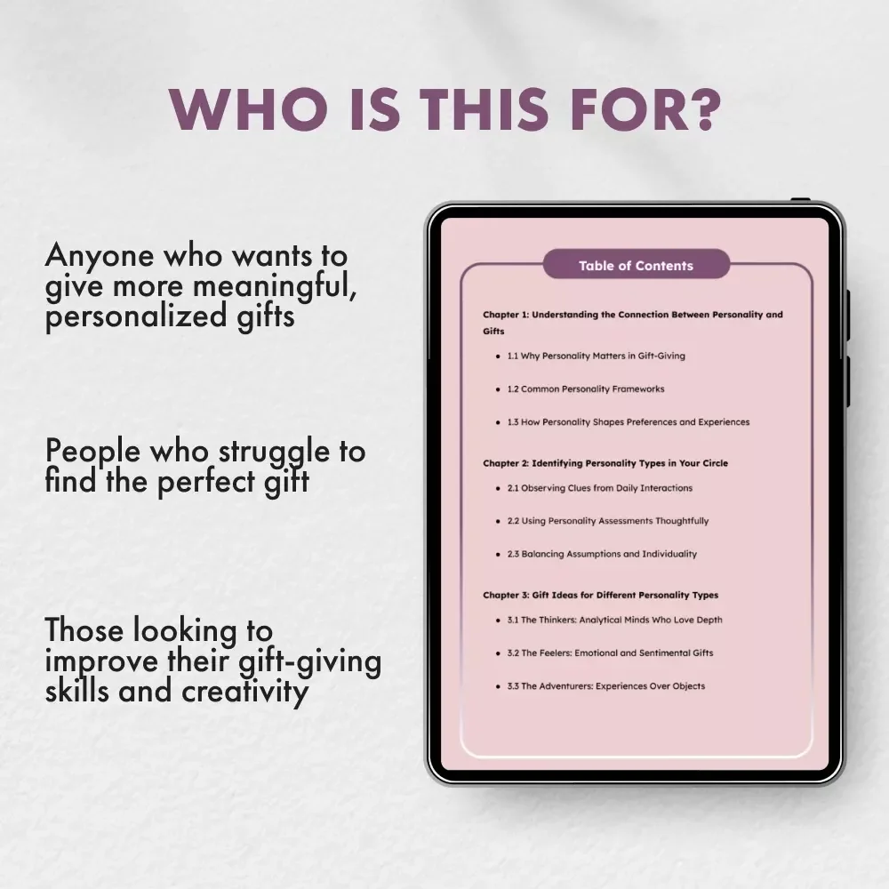 Tailored Gifts for Every Personality - A Comprehensive Guide to Thoughtful and Personalized Gift-Giving