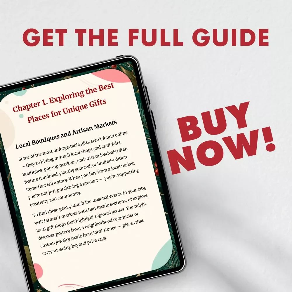 Hidden Treasures for the Holidays | Unique Gift Ideas Guide | Digital Download eBook for Creative Holiday Shopping, Personalized Gifts & Budget-Friendly Finds