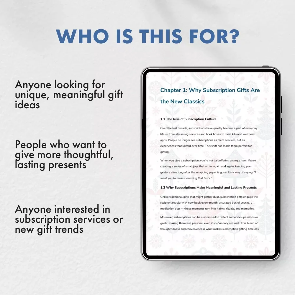 Choosing the Right Subscription Gift: The Ultimate Guide to Finding Personalized Subscription Presents