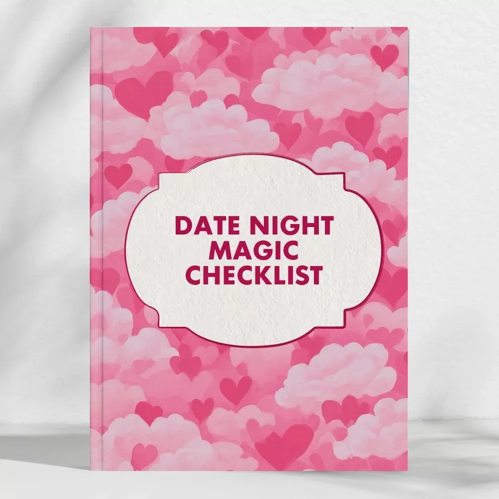 Date Night Magic Checklist | Printable Digital Download for Couples | Romantic Guide & what to include in a date night gift certificate | Perfect Valentine’s, Anniversary, or Surprise Gift Idea