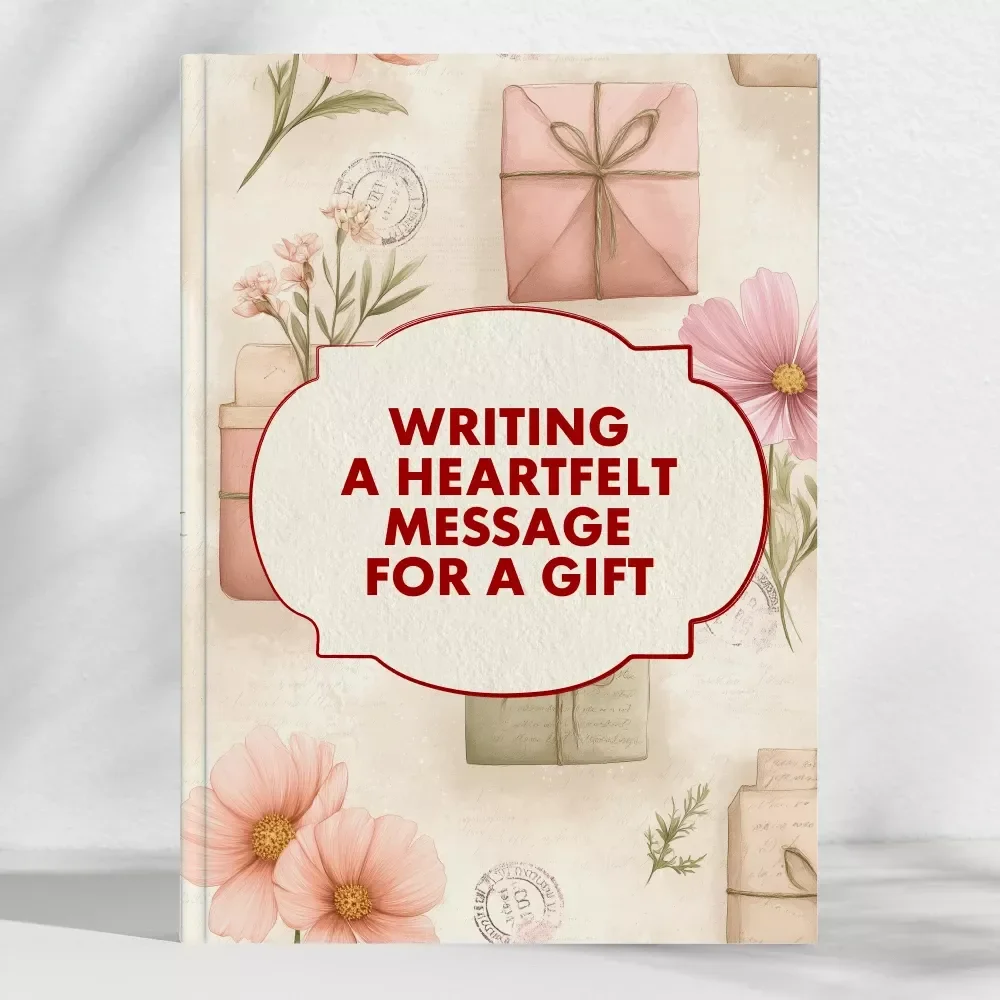 Writing a Heartfelt Message for a Gift – Printable Checklist | How to Write a Heartfelt Message for a Gift | Digital Download for Meaningful Cards & Notes