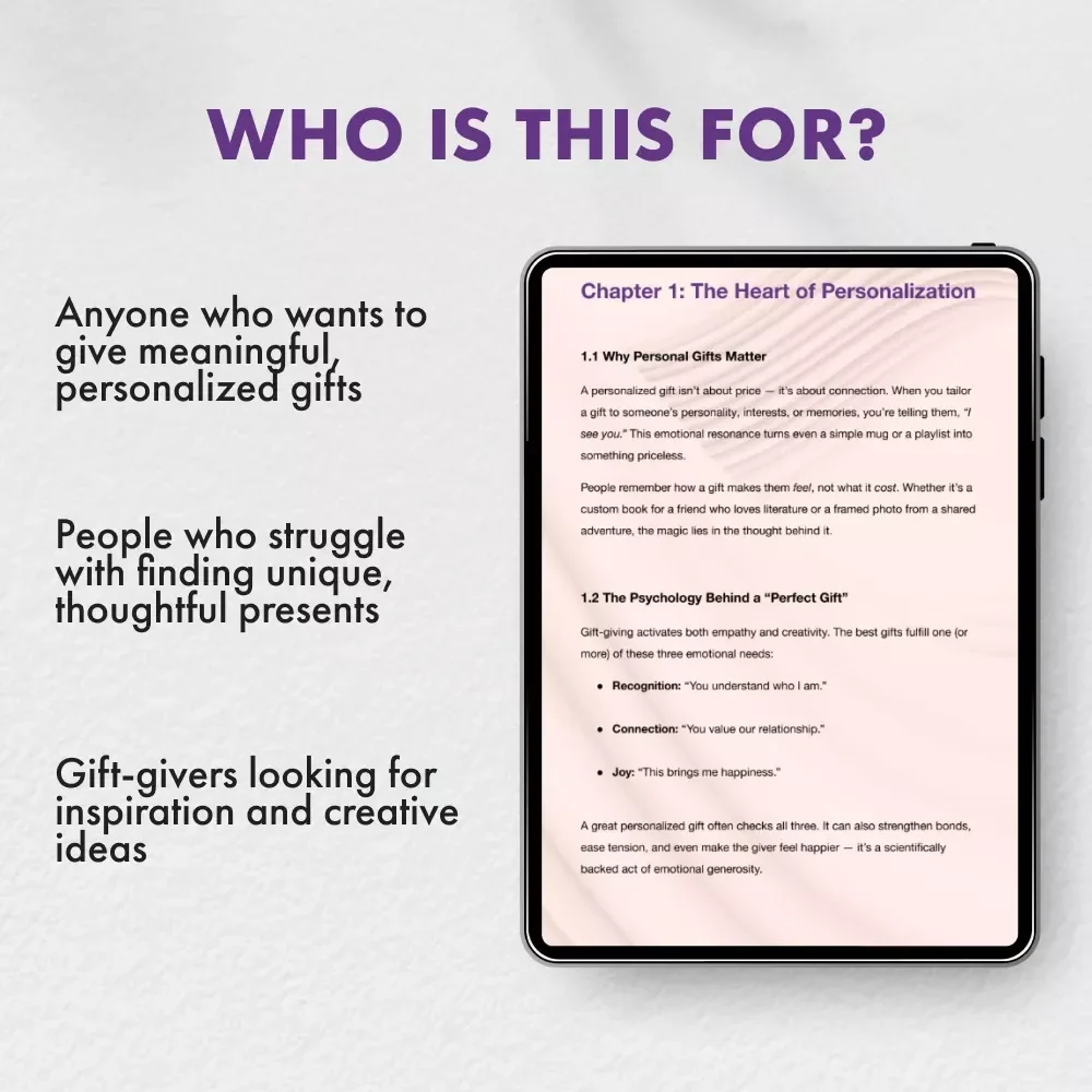 How to Find Truly Personalized Gift Ideas - The Ultimate Guide to Perfect, Thoughtful Gifts