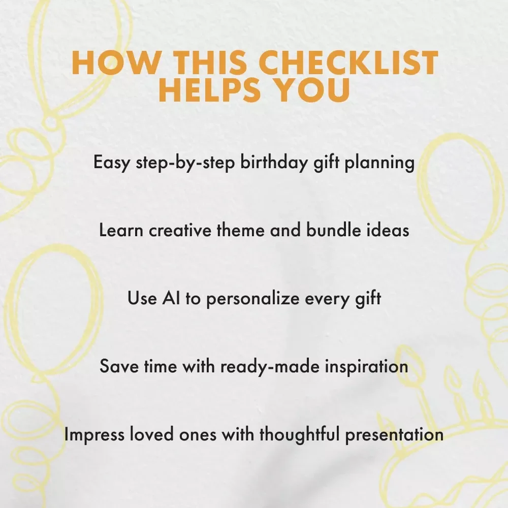 Crafting Birthday Gift Bundles | Printable Guide for DIY Gift Ideas, AI-Powered Gifting Inspiration, and Creative Gift Wrapping | Digital Download eBook for Thoughtful Gift Giving