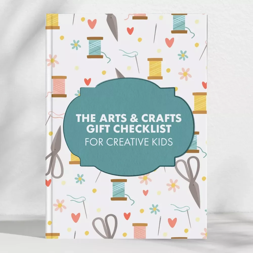 The Arts & Crafts Gift Checklist for Creative Kids | Printable Digital Download for Parents, Teachers & Gift-Givers | What to Get Children Who Love Arts and Crafts | Perfect Holiday or Birthday Gift Guide