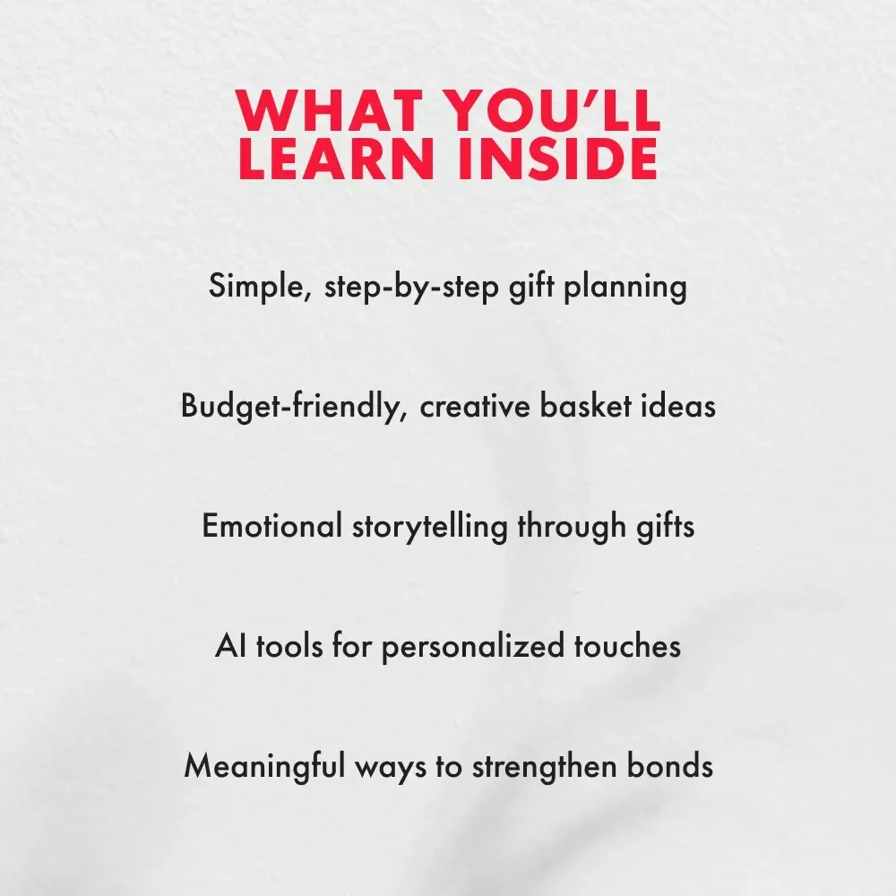 Creative Basket Ideas to Delight Your Friends | Digital Guide for Unique and Personalized Gifting | Best Gift Basket Ideas for Friends