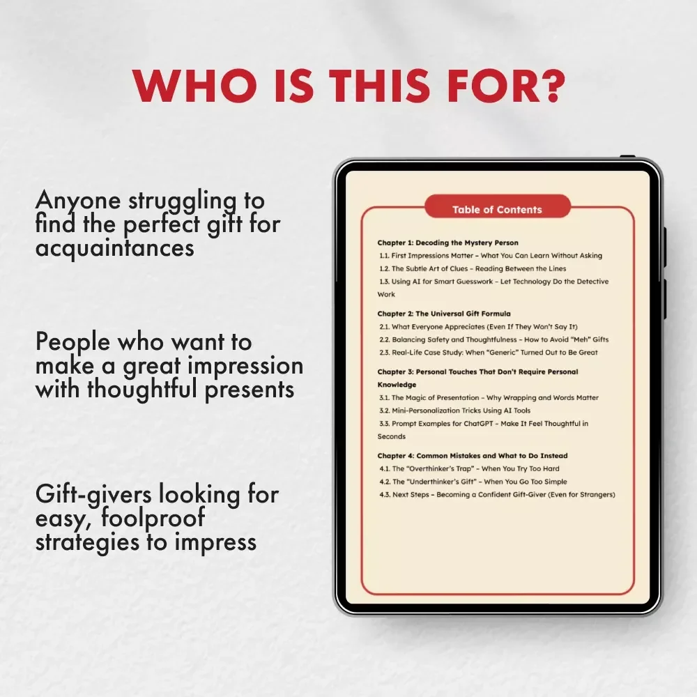 Perfect Gifts for People You Barely Know: A Thoughtful Guide to Giving the Perfect Present