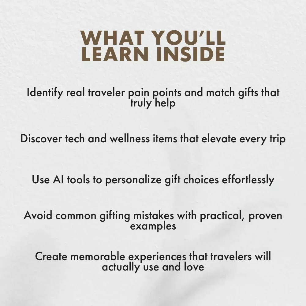 Jet-Set Joy: Smart Gifts for the Frequent Traveler | Digital Guide for Travel Lovers | What to Buy for Someone Who Travels a Lot | Gift Ideas for Frequent Flyers