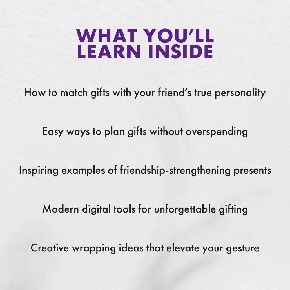 Best Gifts for Friends on Holidays | Ultimate Digital Guide for Thoughtful, Creative, and Meaningful Holiday Gift Ideas | Personalized eBook for Friendship and Festive Gifting Inspiration