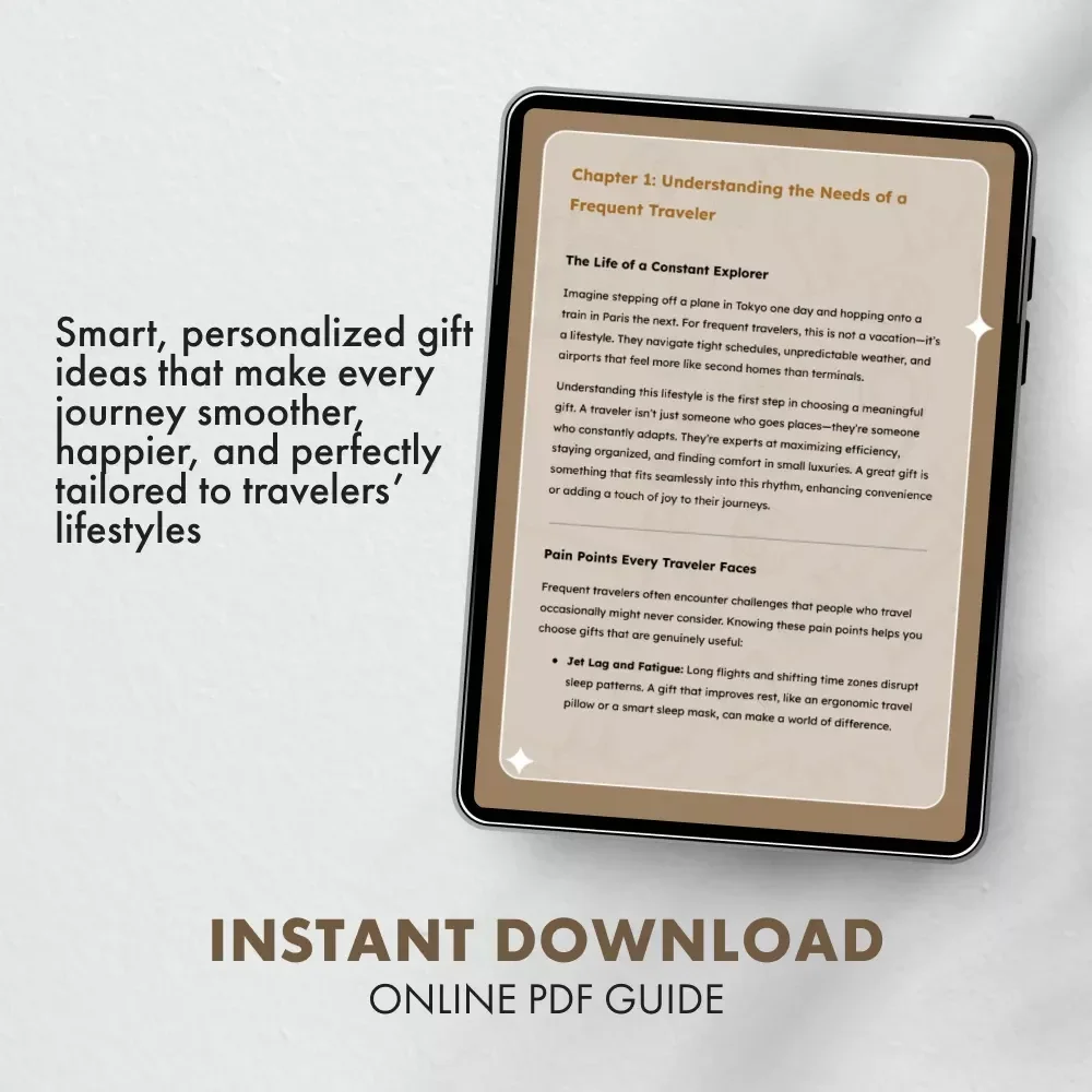 Jet-Set Joy: Smart Gifts for the Frequent Traveler | Digital Guide for Travel Lovers | What to Buy for Someone Who Travels a Lot | Gift Ideas for Frequent Flyers