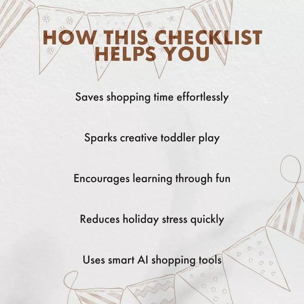 Last-Minute Gift Finder for Toddlers | Instant Digital Checklist | Best Last-Minute Gifts for Toddlers | Printable Holiday & Birthday Gift Ideas