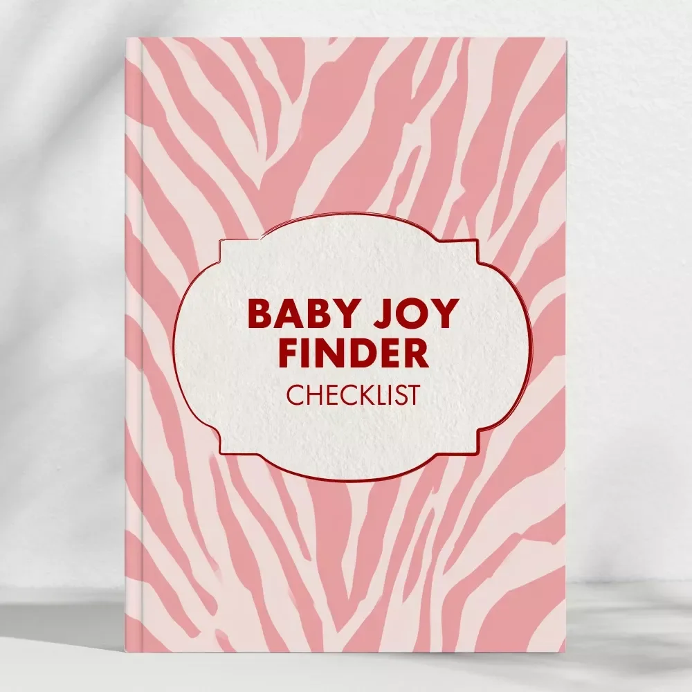 Baby Joy Finder Checklist | Digital Download Gift Guide for Newborns | How to Find Gifts for Babies | Printable Baby Gift Checklist for Thoughtful Shoppers