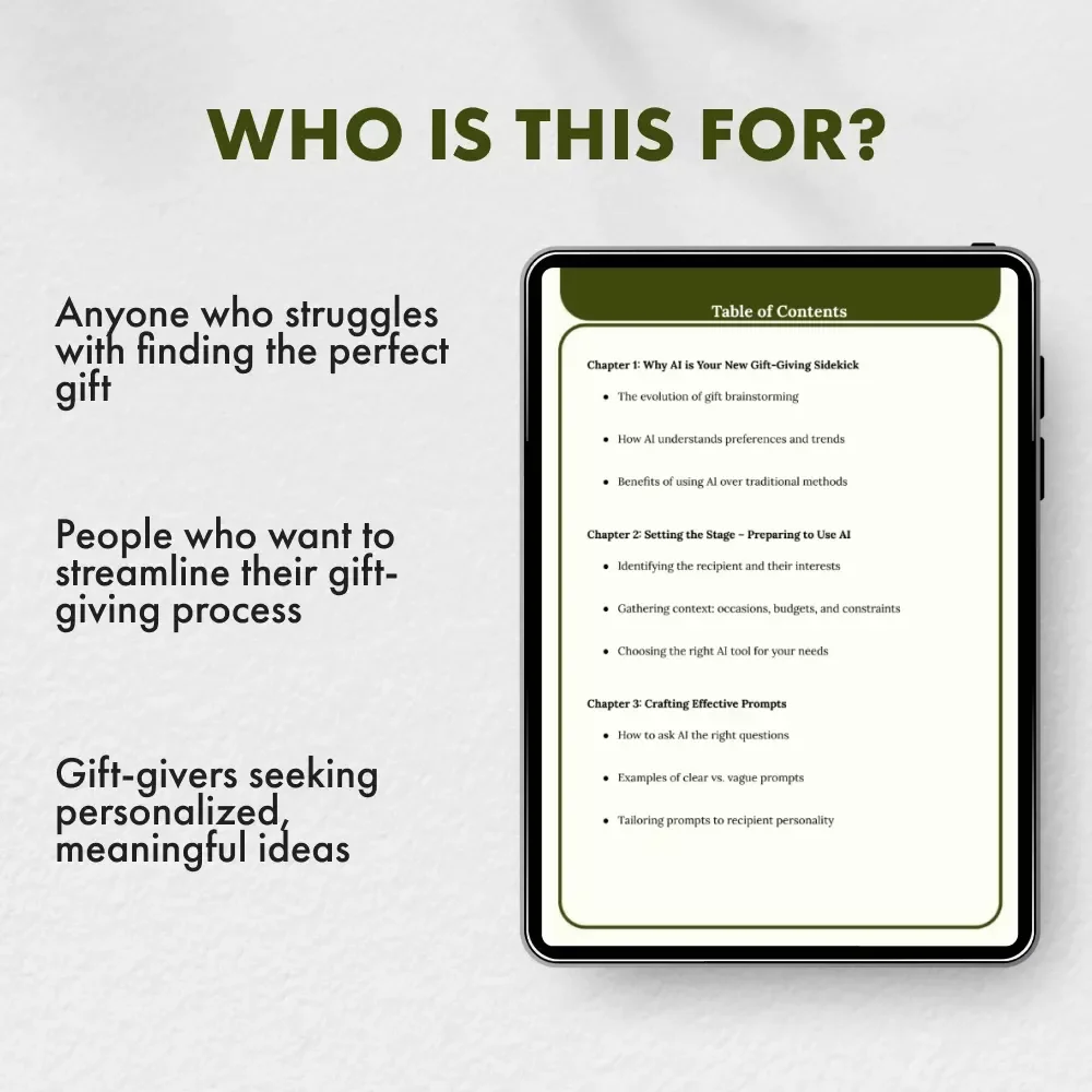 AI Gift Genie: Unlock Perfect Gift Ideas in Minutes - The Ultimate Digital Guide for Effortless Gift-Giving