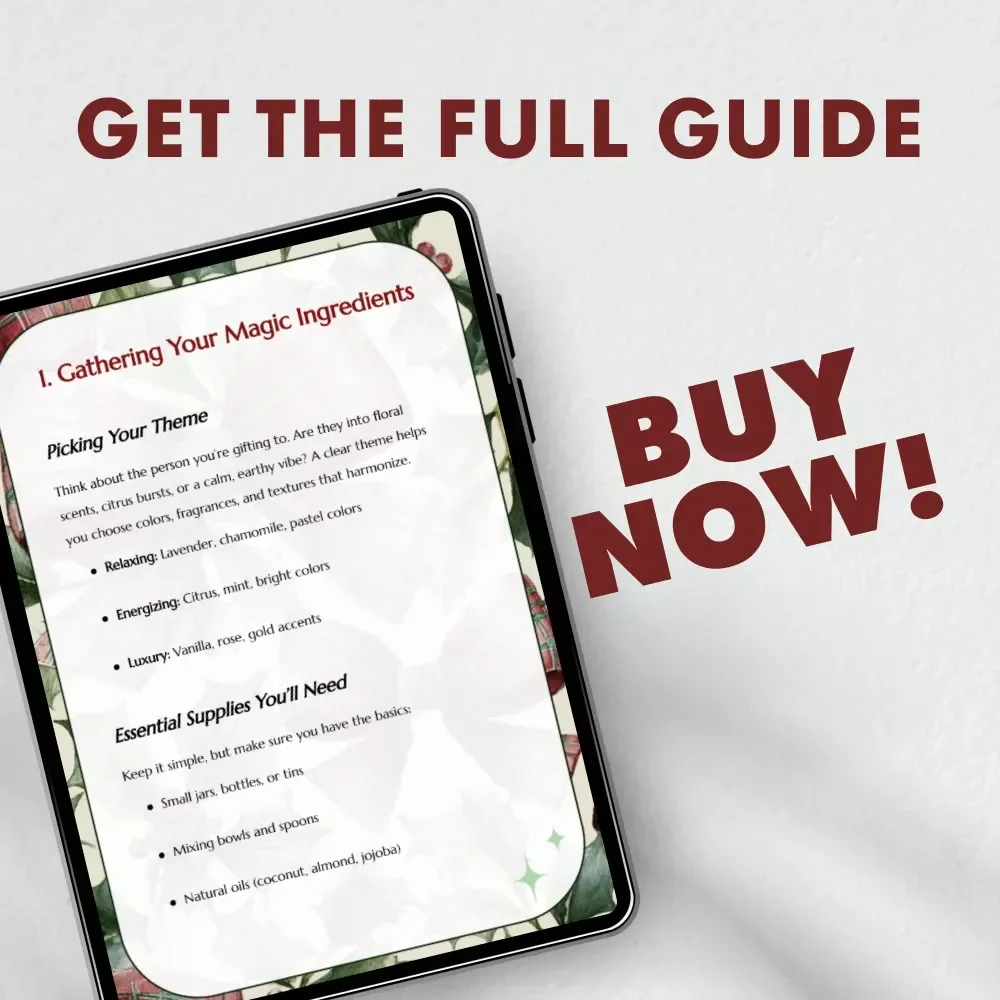 Crafting Your DIY Spa Gift | How to Create a DIY Spa Gift Guide | Digital Download eBook for Handmade Relaxation Gifts & Self-Care Creations