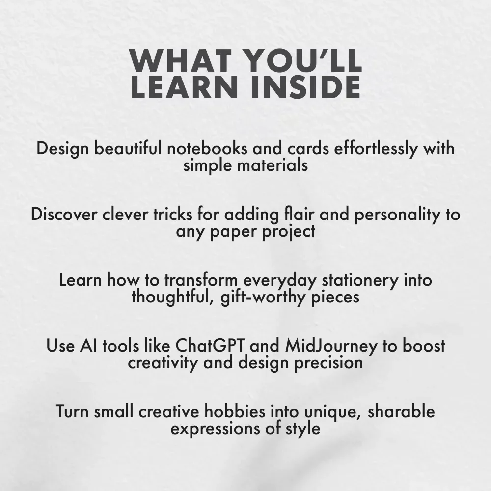 Crafting DIY Stationery Gifts | Printable Digital Guide for Creative Paper Lovers | Learn How to Create DIY Stationery Gifts with Easy Step-by-Step Tutorials, Design Ideas & AI Tools