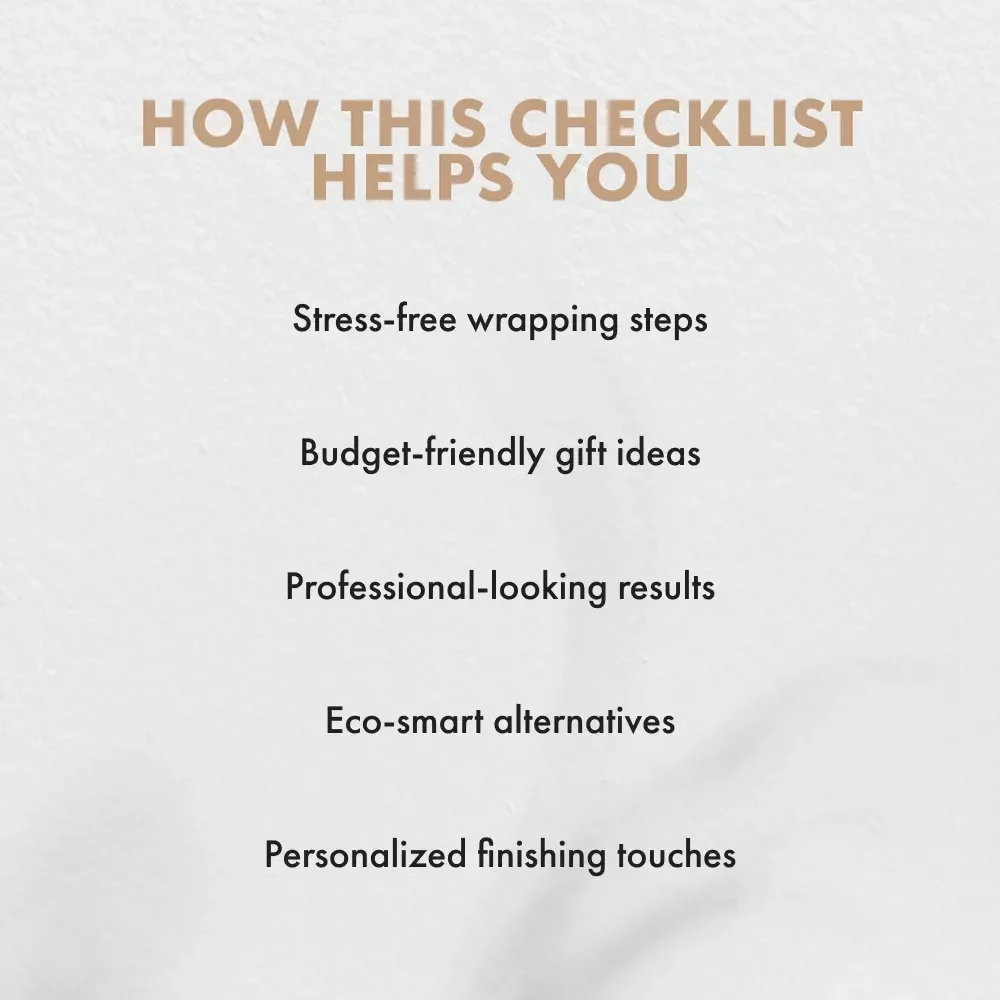 How to Wrap Gifts Beautifully: A Simple Checklist | Digital Download Gift Wrapping Guide | Learn how to wrap gifts beautifully with simple ideas for any occasion
