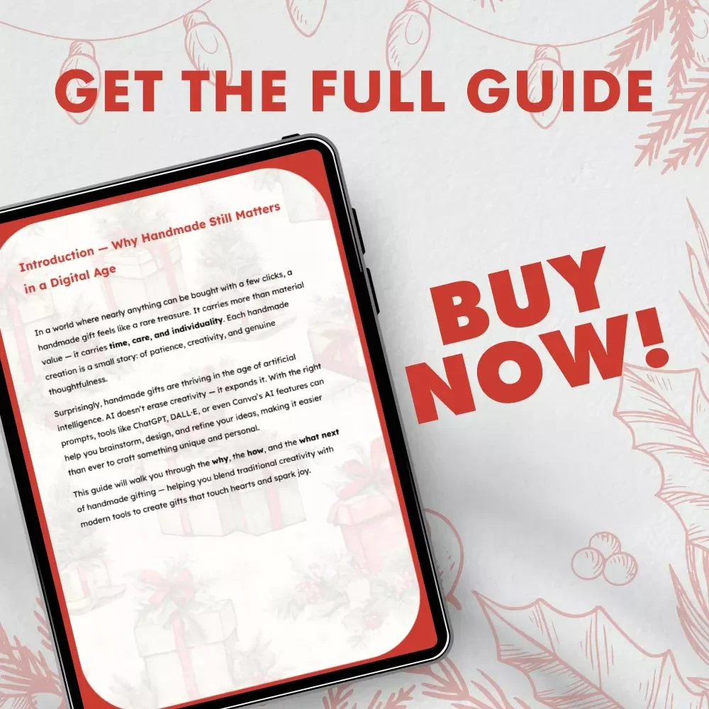 From Heart to Hands: Handmade Gift Ideas – DIY eBook for Thoughtful, Personalized, and Creative Gifts