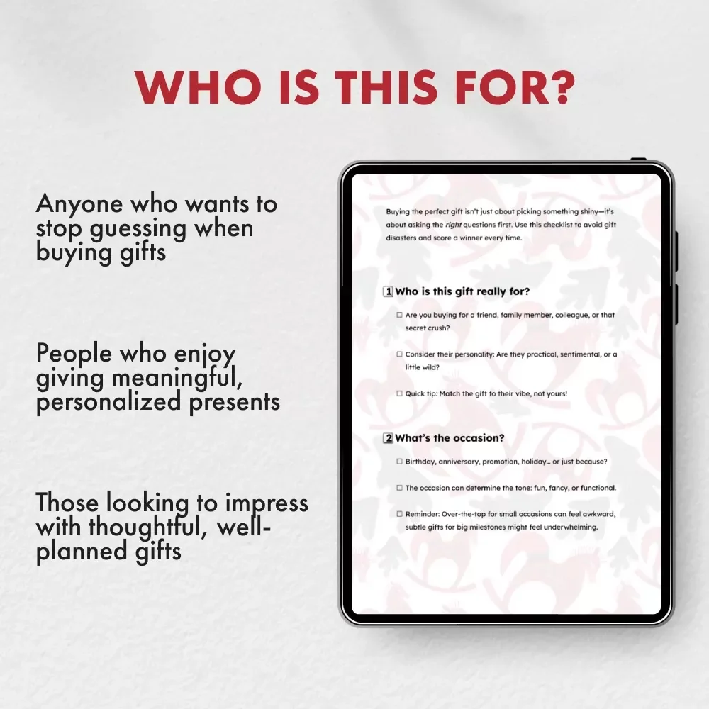 The “What to Ask Before Buying a Gift” Checklist – Essential Guide to Perfect Gift Giving