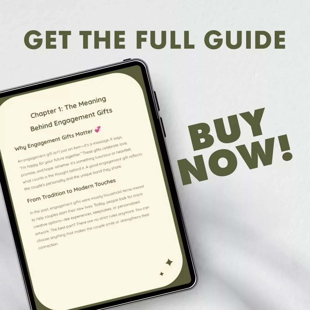 Finding the Perfect Engagement Gift | Digital Guide for Thoughtful Gift Givers | What is a Good Engagement Gift? eBook for Couples, Friends & Family