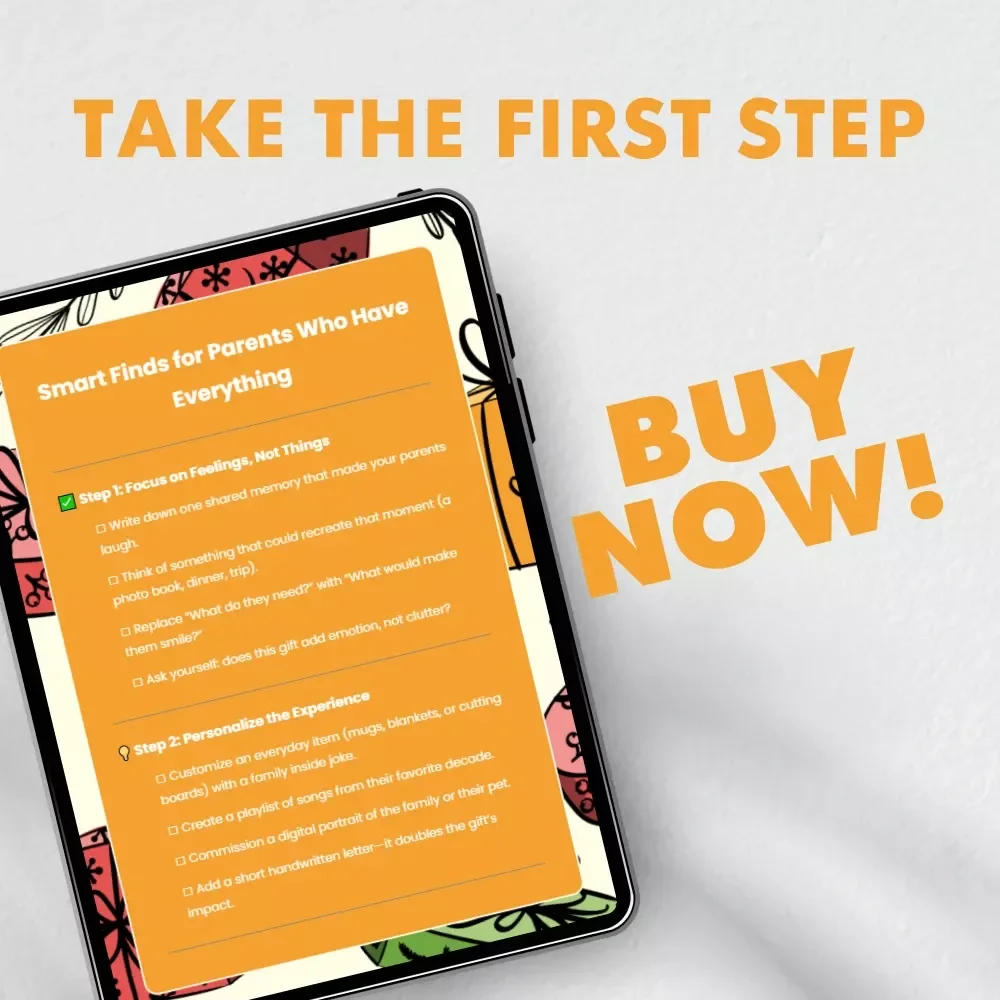 Smart Finds for Parents Who Have Everything | Printable Checklist | Meaningful Gift Ideas & Digital Download | What to Buy for Parents Who Have Everything