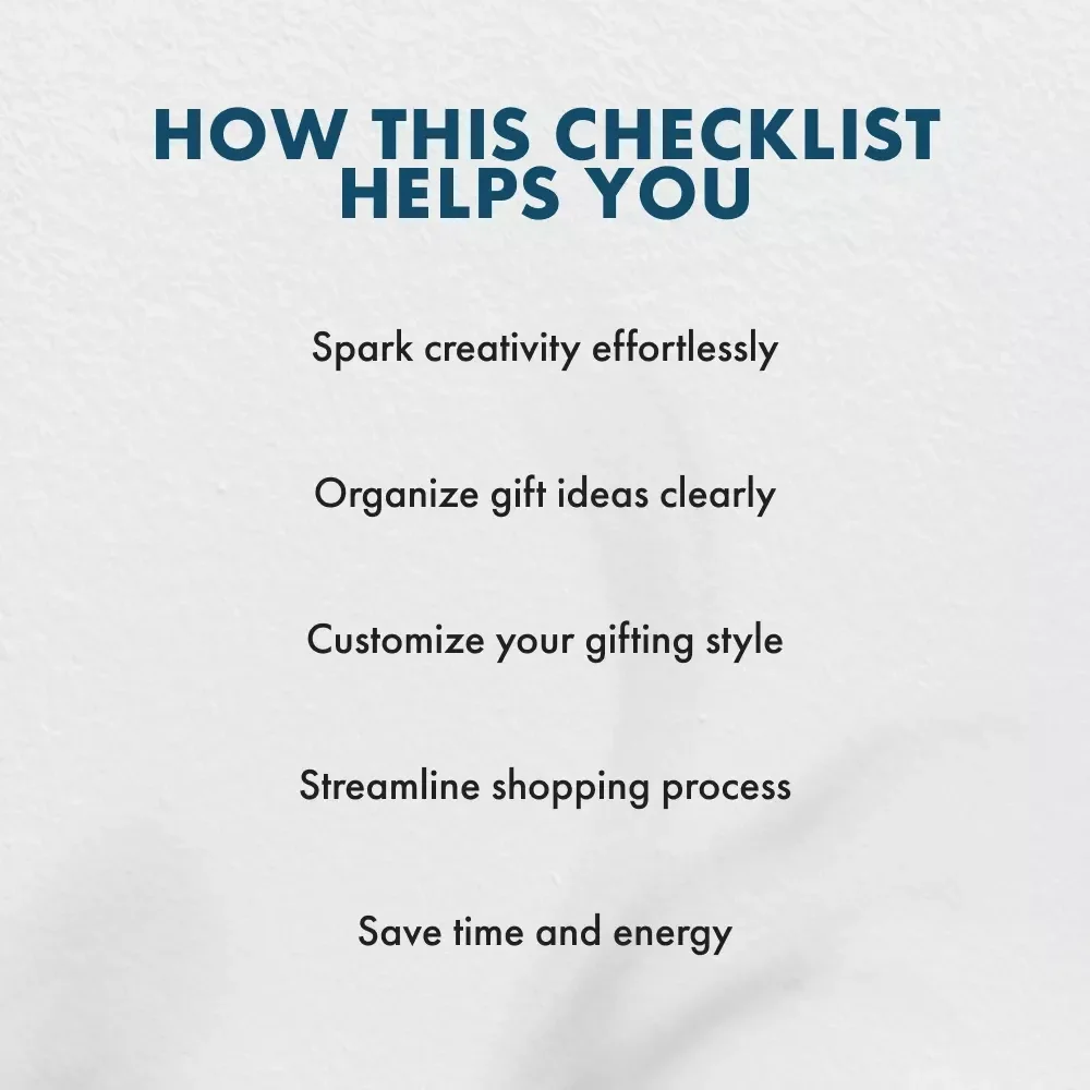 Gift Inspiration Moodboard Checklist - How to Build Your Perfect Gift Moodboard