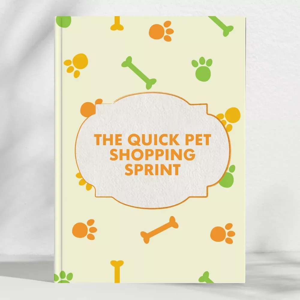 The Quick Pet Shopping Sprint Checklist | Instant Download Guide for New Pet Owners | what to buy a pet quickly | Printable Pet Essentials List for Fast Pet Prep