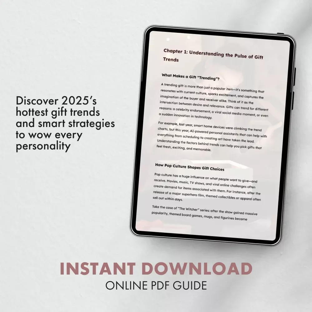 Gift Trends 2025: Your Ultimate Guide to This Year’s Must-Have Surprises | Trending Gifts This Year | Digital Download Guide for Shoppers & Creators