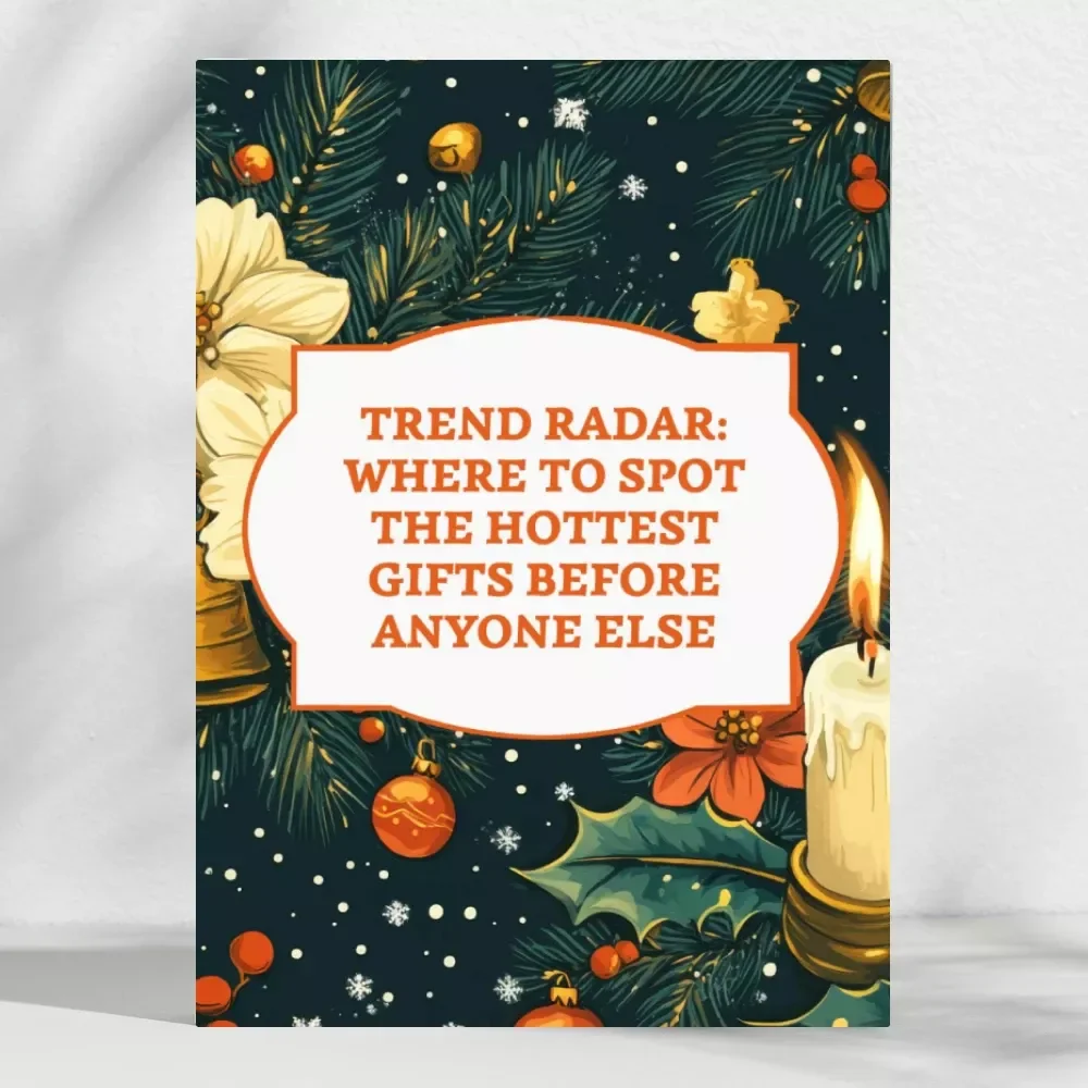 Trend Radar: Where to Spot the Hottest Gifts Before Anyone Else | Digital Guide for Gift Sellers, eCommerce Entrepreneurs & Trend Hunters | Learn What Marketplaces Show You New Gift Trends First