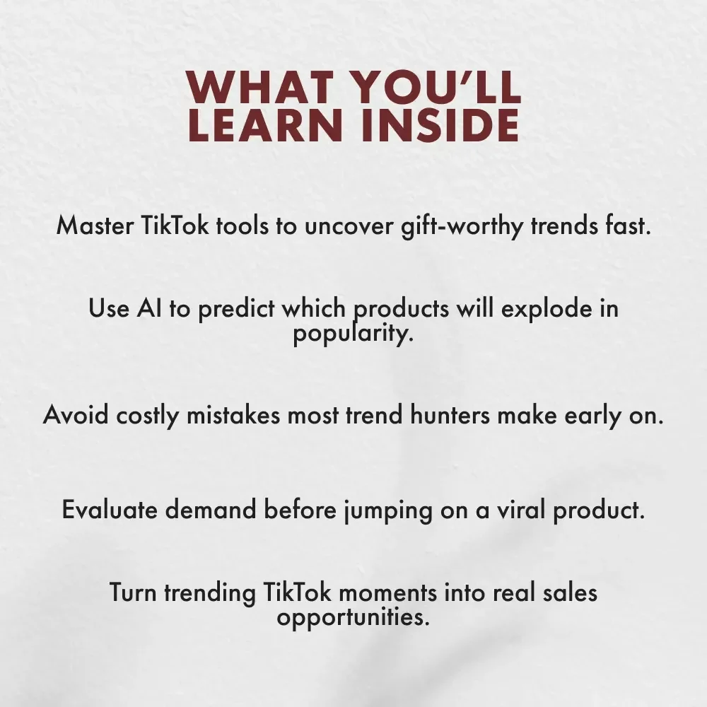 TikTok Gifts: Spot the Next Viral Trend | Digital Guide for Trend Hunters | How to Find Trending Gifts on TikTok eBook for Creators, Sellers & Influencers