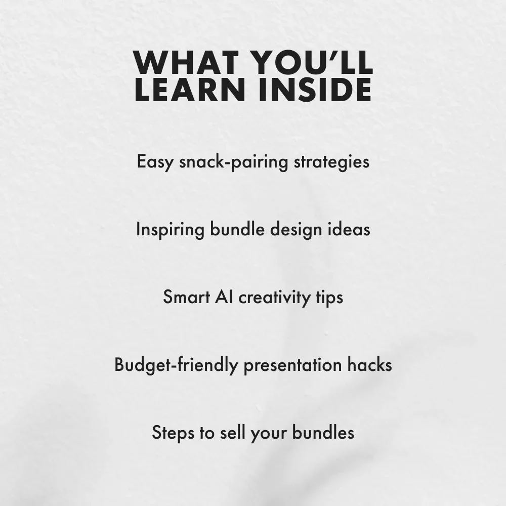 Snack Bundles Made Easy | How to Make a Snack Gift Bundle | DIY Snack Gift Guide for Creative Gifting & Small Business Ideas