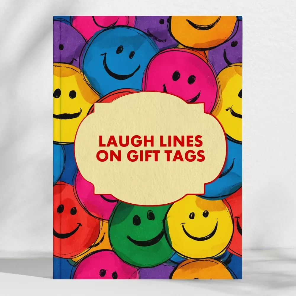 Laugh Lines on Gift Tags | How to Write Funny Gift Notes | Digital Download Guide for Clever Gift-Givers, Writers & Creators | eBook on Humor in Gifting