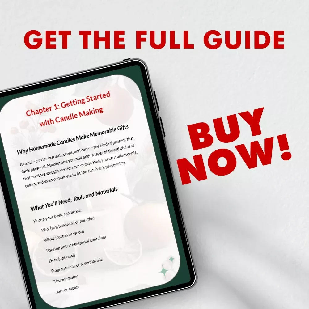 Candle Craft Made Simple | Step-by-Step Guide on How to Make Easy Homemade Candles to Give as a Gift | DIY Candle Making for Beginners Digital Download