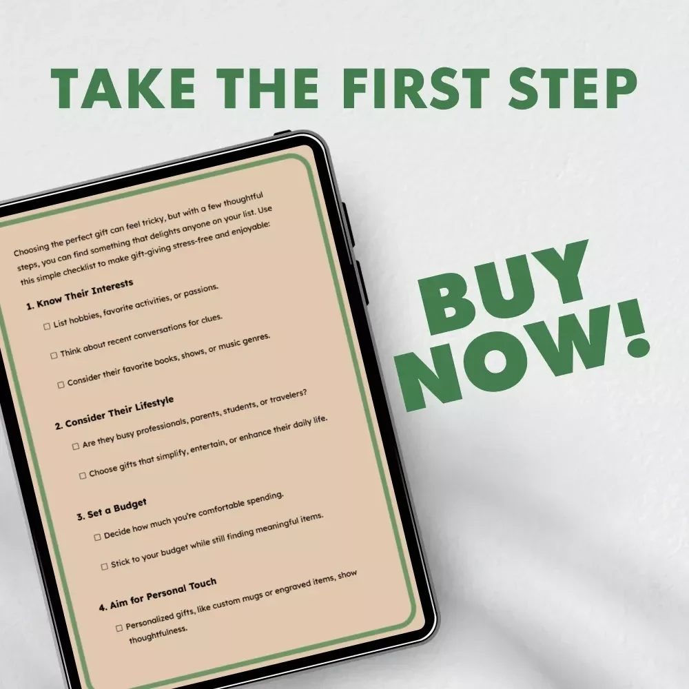 Checklist: How to Pick Gifts Everyone Will Like | Digital Download Gift Guide for Easy, Thoughtful, and Personalized Gift Giving