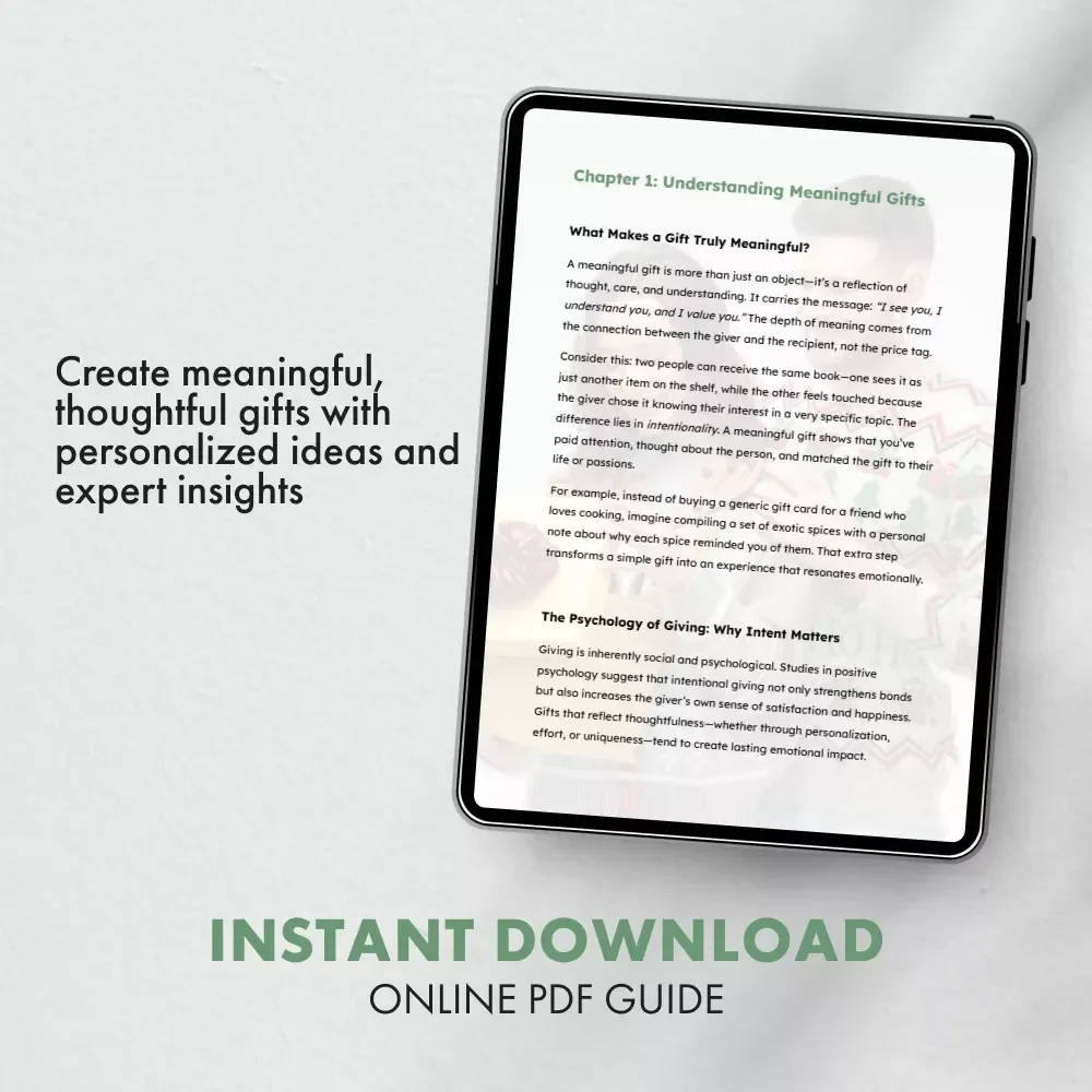 Meaningful Giving: Gifts That Truly Matter - A Complete Guide on How to Give a Meaningful Gift