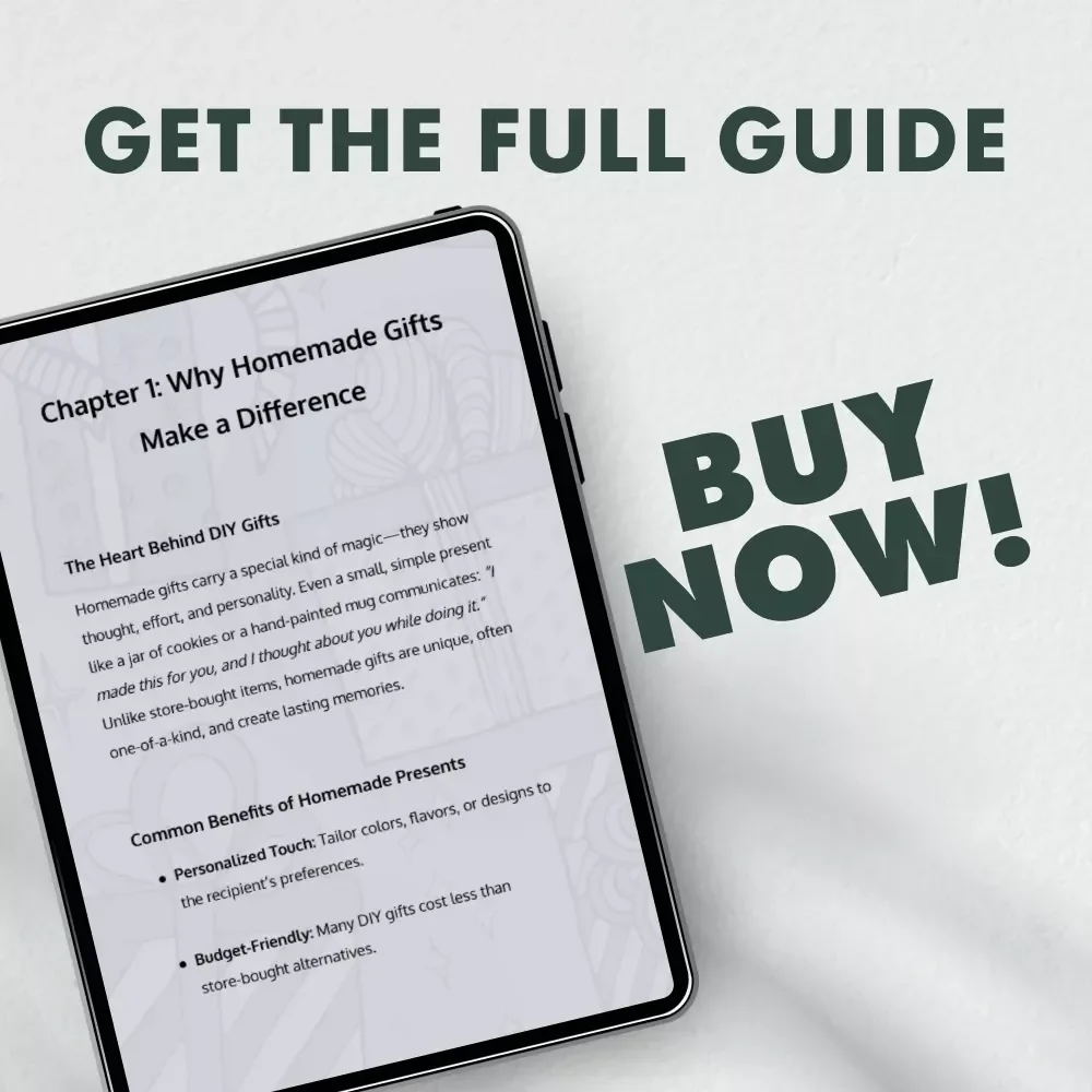 Easy DIY Gifts That Wow Without the Stress | How to Make Easy Homemade Gifts | Digital Guide for Thoughtful, Quick, and Creative Presents