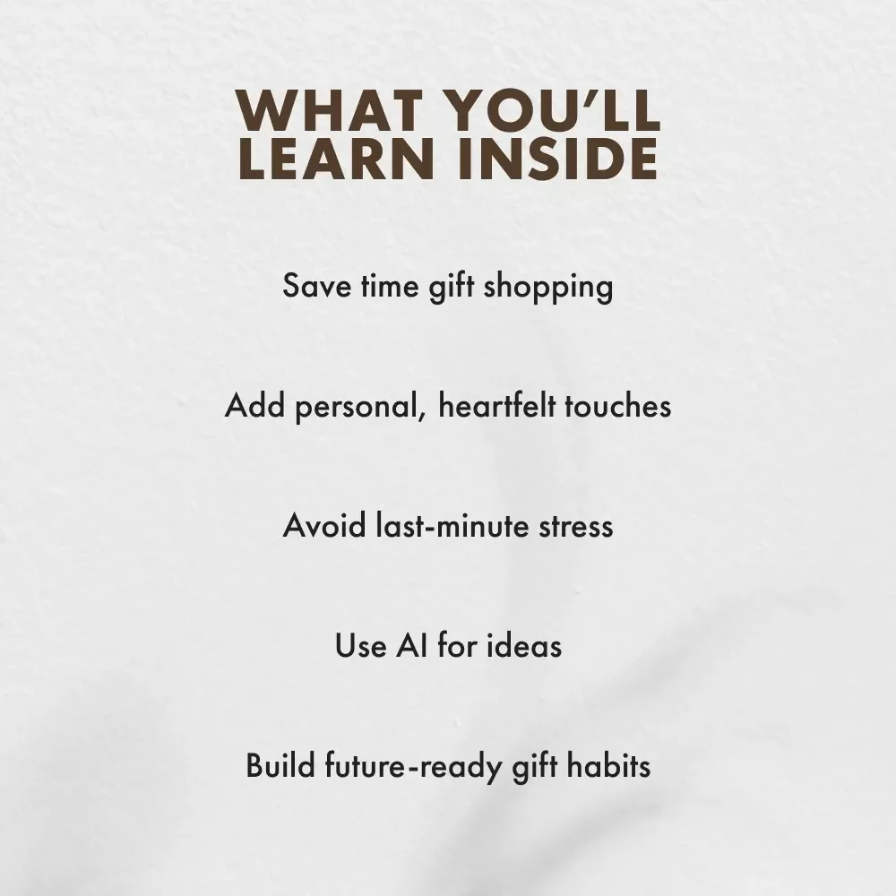 Thoughtful Gifts for Busy Kids | Quick Gift Ideas Guide for Parents | Digital Download eBook for What to Get Parents if You Are Short on Time | Smart, Meaningful & Stress-Free Gifting Made Simple