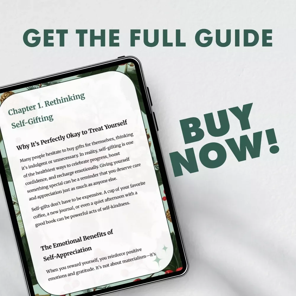 Why Buying Yourself a Gift Is a Great Idea | Self-Gifting eBook | Self-Care, Motivation & Emotional Wellness Guide | Digital Download | Can I Buy a Gift for Myself?