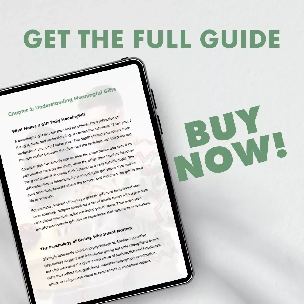 Meaningful Giving: Gifts That Truly Matter - A Complete Guide on How to Give a Meaningful Gift