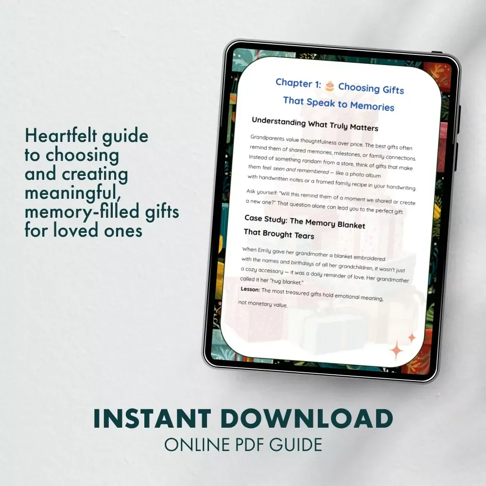 Gifts That Warm Their Hearts | A Complete Guide on How to Pick Gifts for Grandparents for Birthdays | Thoughtful Digital Download for Meaningful Gift Ideas