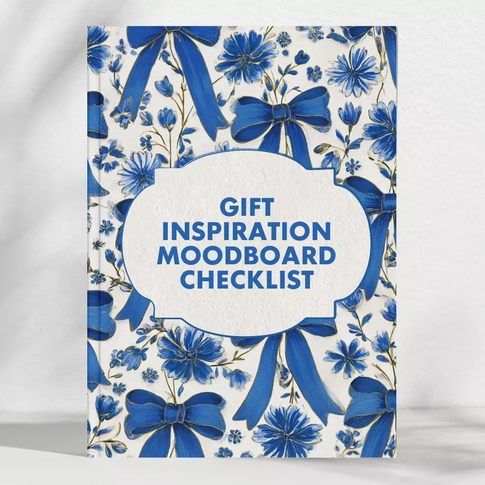 Gift Inspiration Moodboard Checklist - How to Build Your Perfect Gift Moodboard