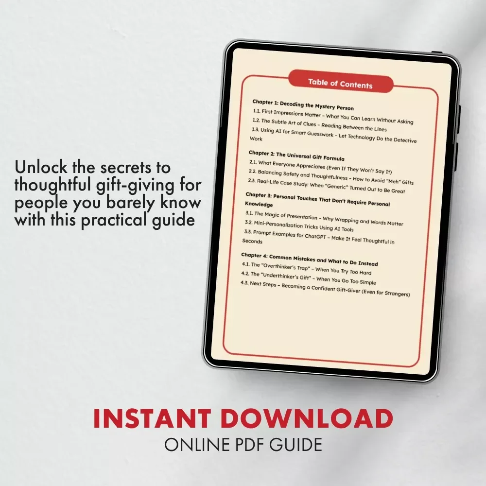 Perfect Gifts for People You Barely Know: A Thoughtful Guide to Giving the Perfect Present