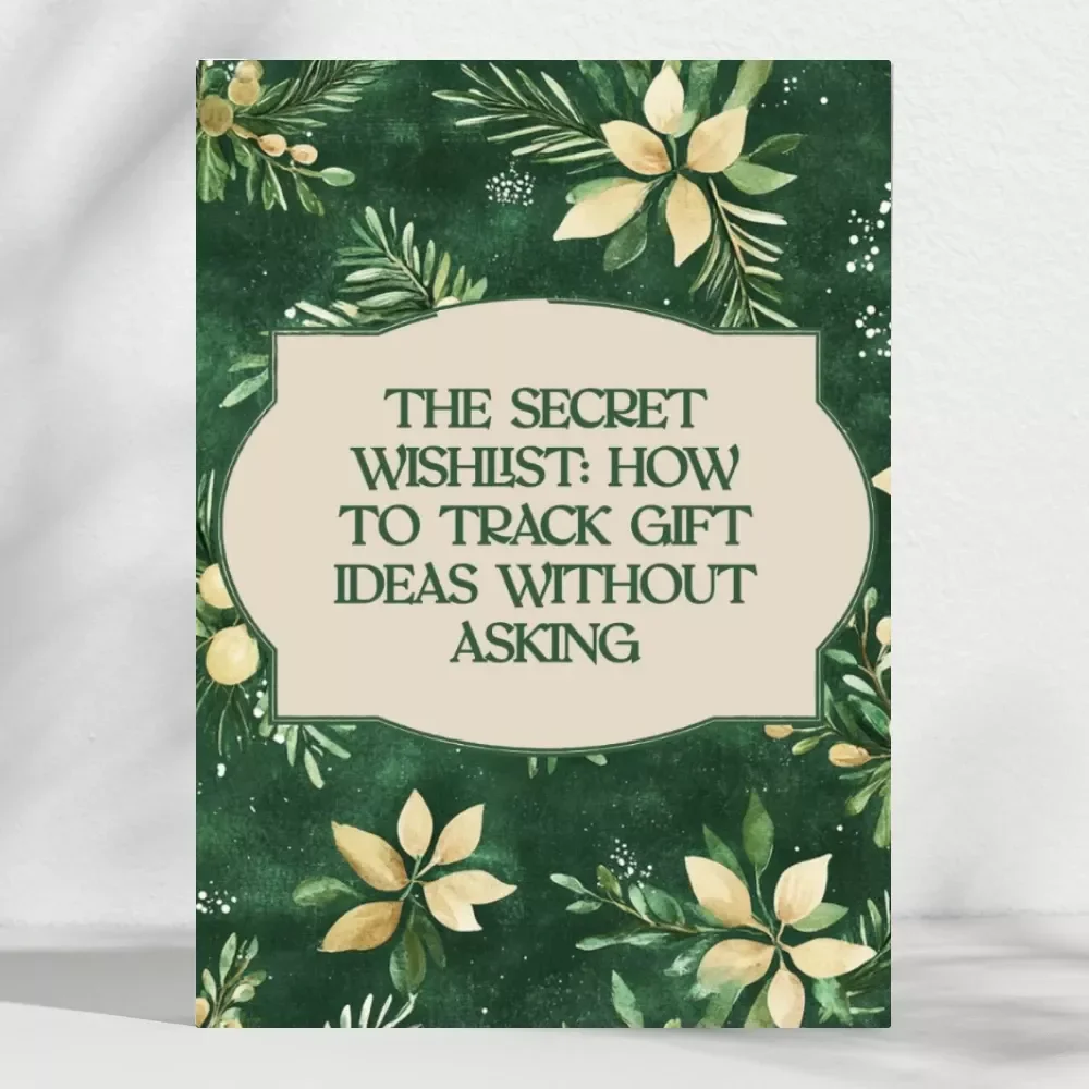 The Secret Wishlist: How to Track Gift Ideas Without Asking | Digital Gift-Giving Guide for Thoughtful Shoppers, Partners & Friends | Learn How to Track What Gifts Someone Wants Without Asking